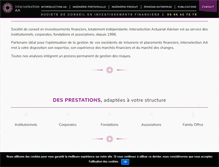 Tablet Screenshot of interselection.fr